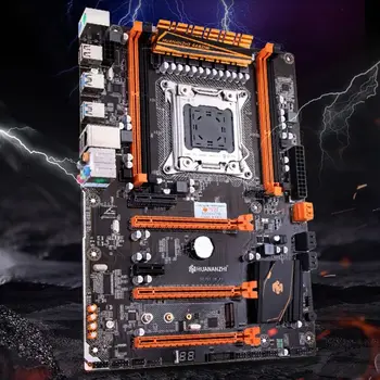 

Huananzhi X79 Motherboard LGA 2011 ATX USB3.0 SATA3 PCI-E NVME M.2 Support 4x16G REG ECC Memory and Xeon E5 Processor