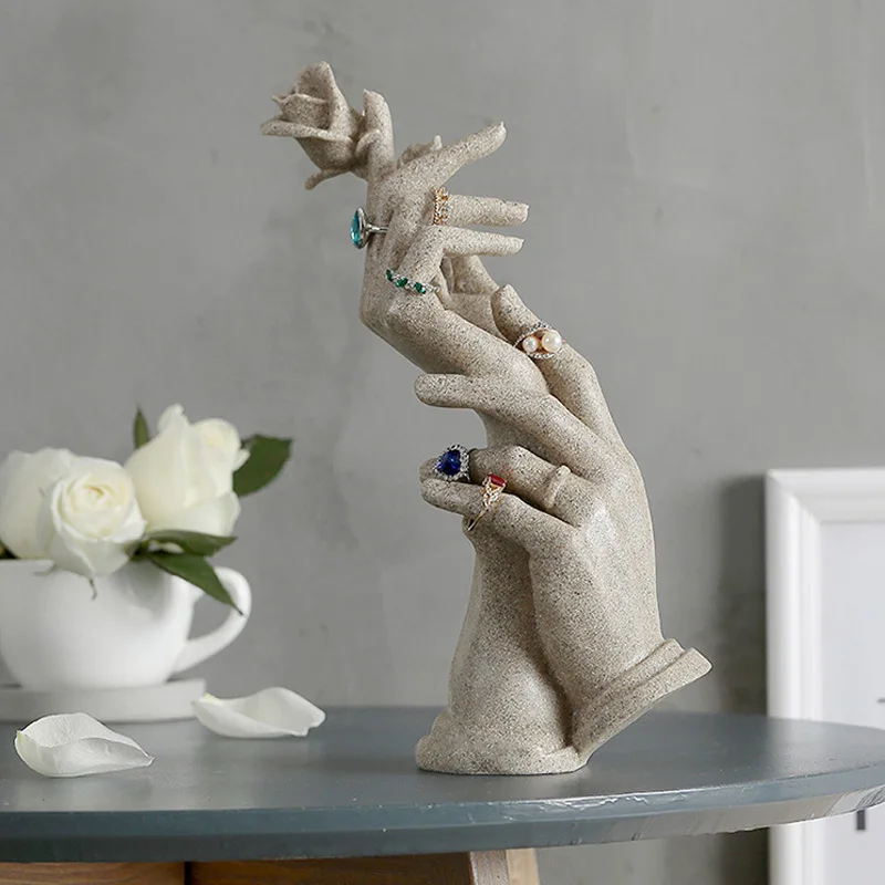 Luxury Resin Jewelry Display Stand for Bracelets, Rings, and Necklaces
