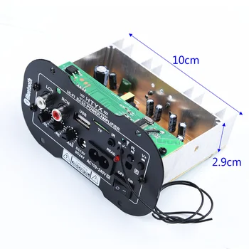 

12V / 24V / 220V 50W Car Accessory Bluetooth HiFi Bass Audio Amplifier USB TF MP3 FM Play Music From TF Card U Disk Bluetooth