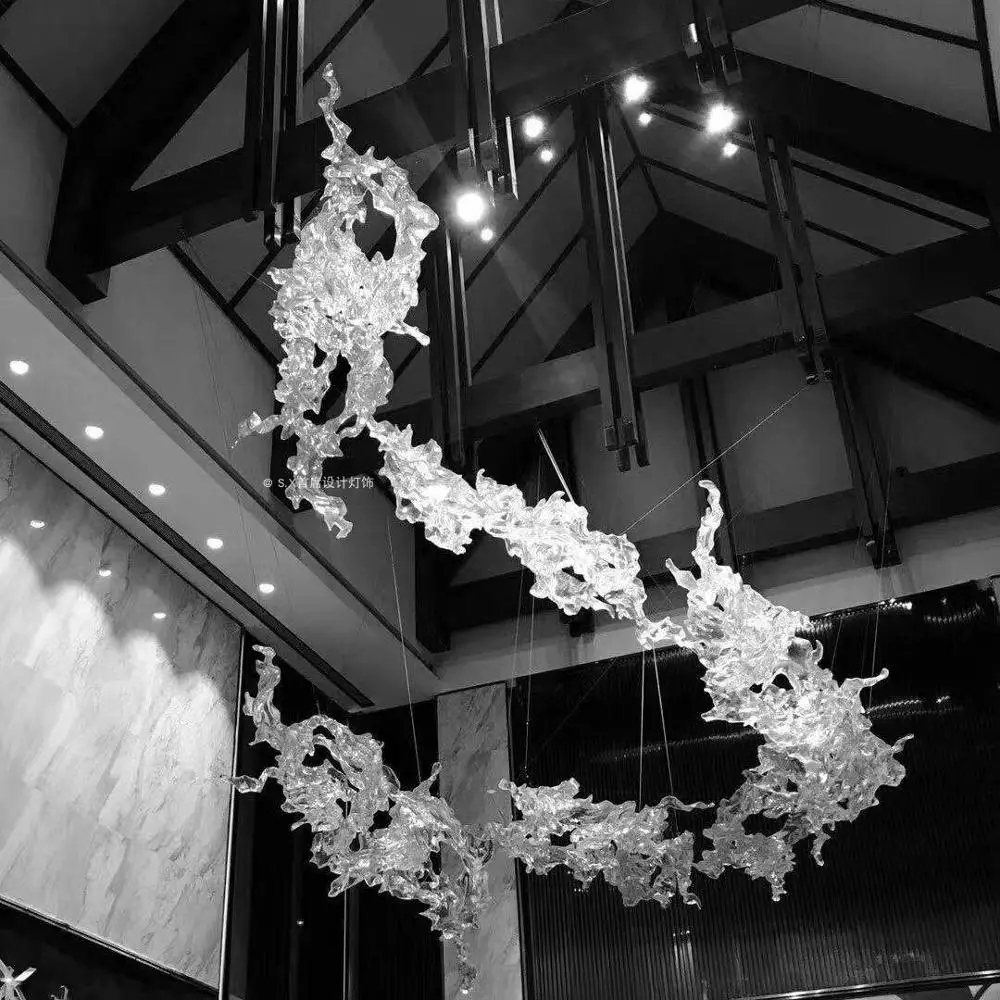 Китайский фэн-шуй-образный Прихожая отель крыльцо студия искусство Висячие