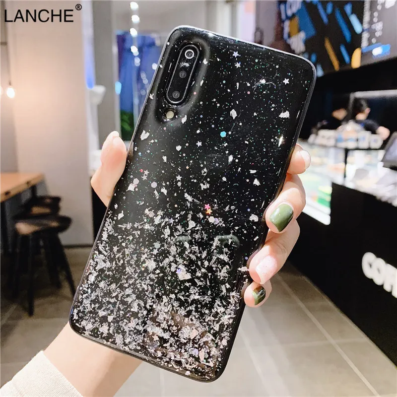 LANCHE блеск блестками и пайетками для маленьких девочек чехол телефона Xiaomi Redmi Note 7