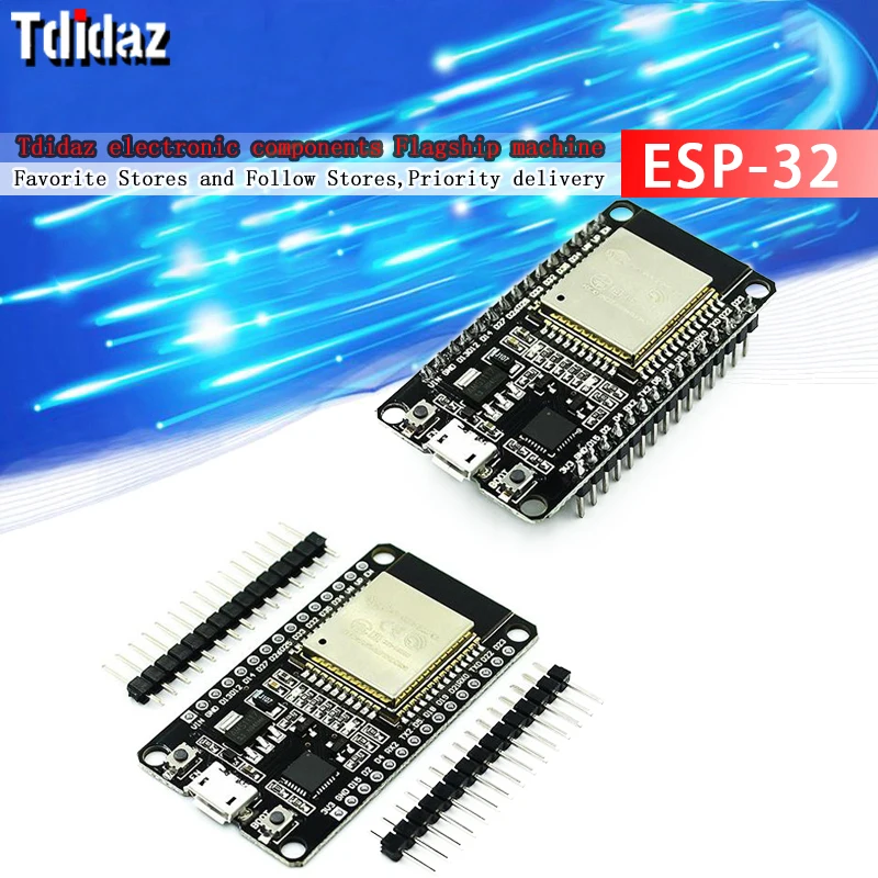 ESP-32 плата разработки WIFI + Bluetooth 2 в 1 двухъядерный процессор с низким