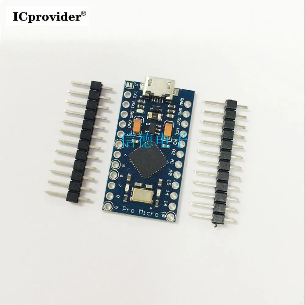 Макетная плата ATmega32U4 Pro Micro с поддержкой USB 5 В/16 м 1 шт. | Электронные компоненты и