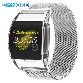 

Fashion Men Smart Watch Fitness Tracker Bluetooh Pedometer Waterproof Heart Rate Sleep Calories Message Reminder for IOS Android