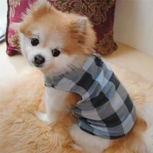 PUOUPUOU клетчатая Одежда для собак, зимняя теплая куртка для собаки, жилет, одежда для домашних собак для маленьких и средних собак, милая Одежда для собак, Ropa Para Perros XS-XXL