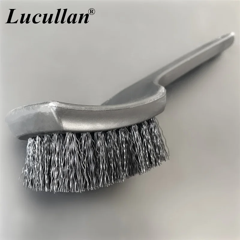 Lucullan чистый черный жесткий инструмент для чистки волос щетка детейлинга