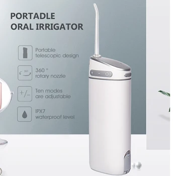 

Electric Oral Irrigator Wireless USB Rechargeable Water Dental Flosser Waterproof Portable Toothpick Teeth Cleaner Oral Hygiene