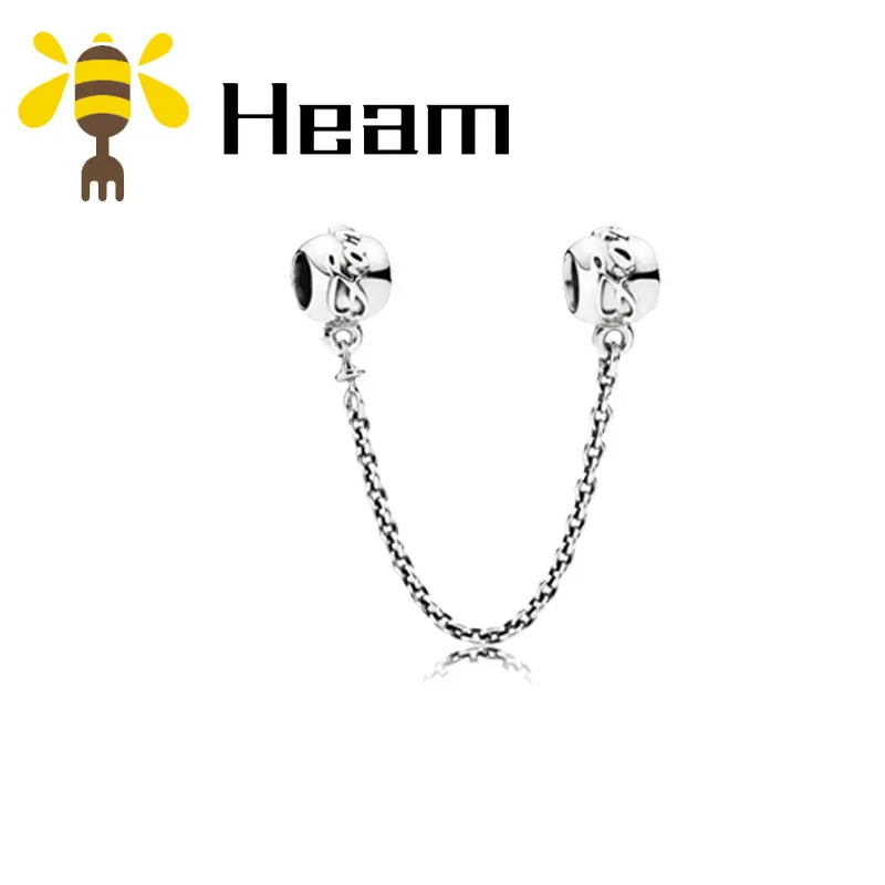Heam, высокое качество,, Стерлинговое Серебро, 925 пробы, pan, браслет с подвеской, сделай сам, бусины для женщин, модные, Роскошные, подлинные ювелирные изделия