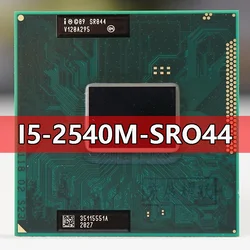 Processeur Intel Core i5 i5 2540m m, 2540m, pour ordinateur portable, CPU G2 (rpga988b), sr044 