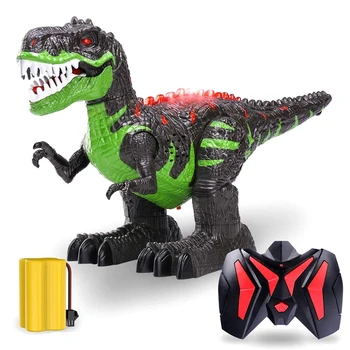 

2.4GH Remote Control Dinosaur Electronic RC Toys Tyrannosaurus Rex Dinosaur with Lights and Sounds Rotation Stunt Toy Gift