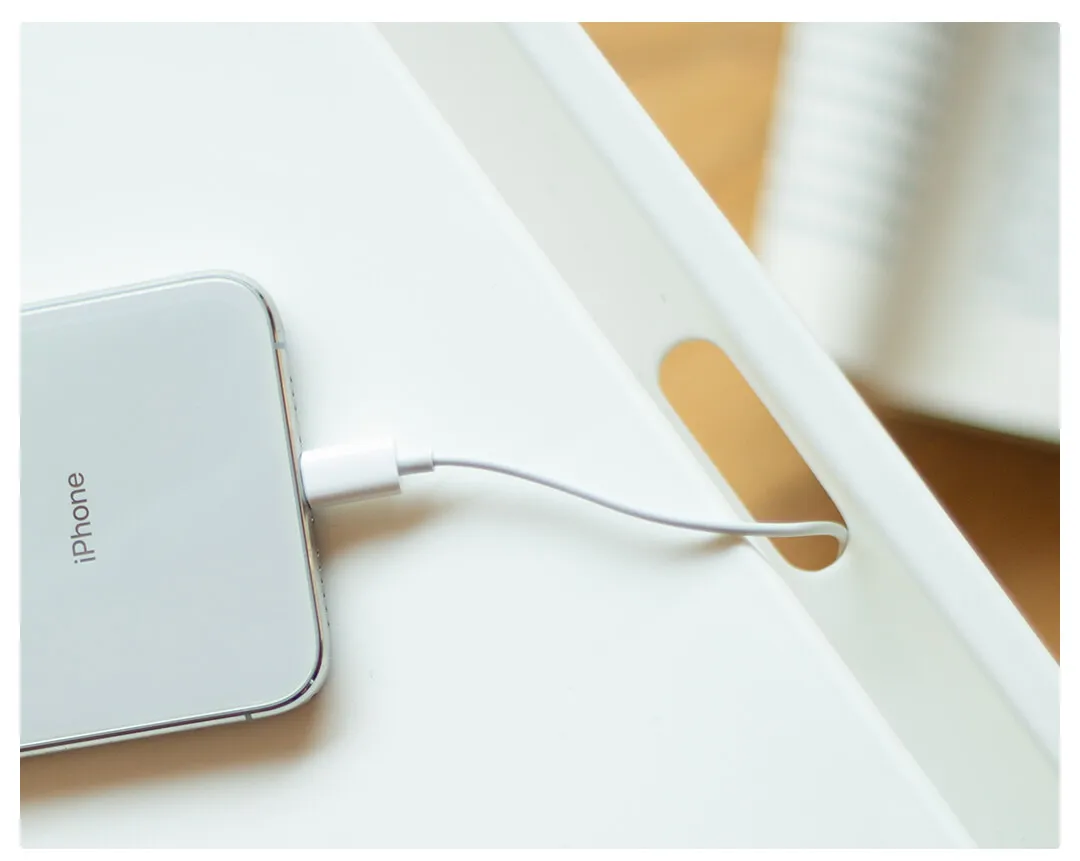 Xiaomi Youpin Jiezhi складной небольшой квадратный стол PP материал легкий складной с слотом для планшета носимый отверстие для зарядки