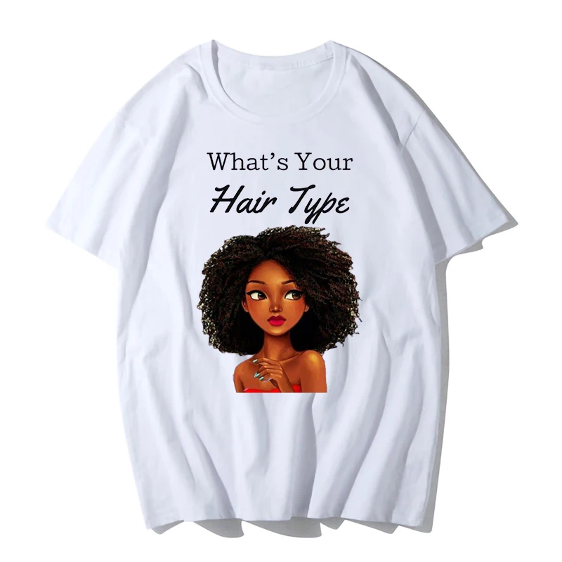 Black Girl Animated Harajuku Casual White T Shirt Punk Camiseta Gothic Korean Grunge Streetwear T-Shirt Women Aesthetic Outwear | Женская
