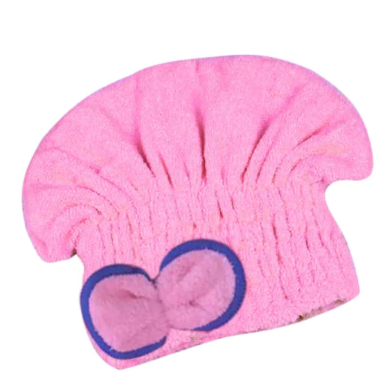 1 шт. микрофибра быстрое высыхание волос полотенце шапка для быстрой сушки волос бант Декор обернутое полотенце купальная ванная шапка toalla microfibra F1015