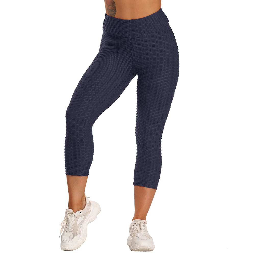 adidas leggings FITTOO Women Ruched Butt  Leggings High Waist Capris Pants Tummy Control Stretchy Workout Leggings Textured Sexy Booty Cropped yoga leggings