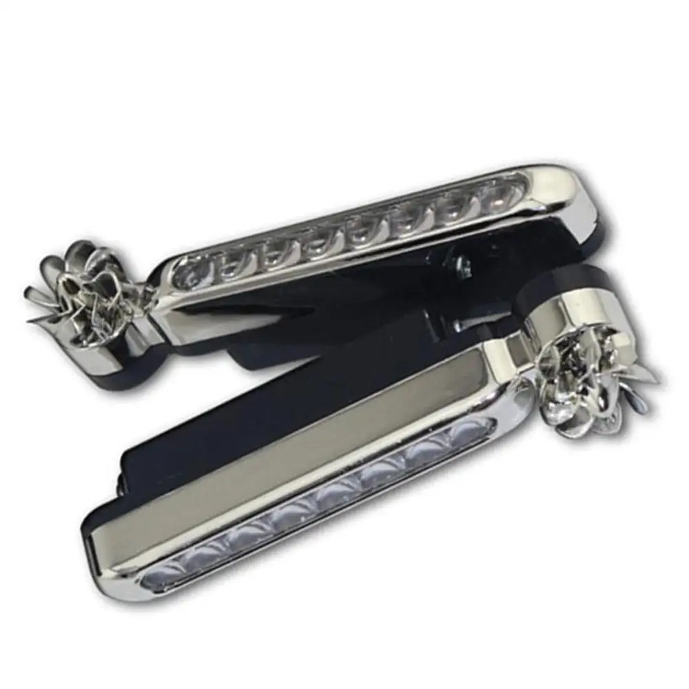 

Automatic Wind Power 8 LED Car Daytime Running Signal Lamp Car Light Headlight Bulb No Need External Power Supply