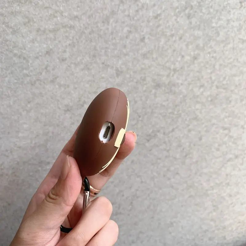 OOTDTY силиконовая милая кошечка для лица чехол Чехол для наушников с милыми мультяшками защитный чехол для Airpods 1/2 зарядная коробка