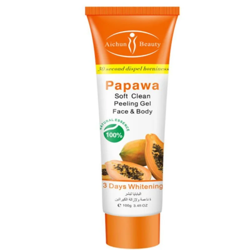 Beauty Papaya Essence Exfoliating Cream Scrub Peeling Body Face Gel Hand Care Moisturizing Whitening Skin |