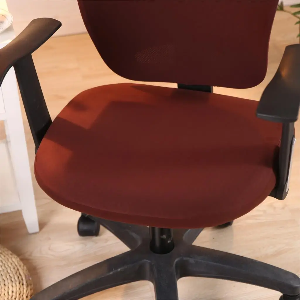1 шт. современный стрейч спандекс чехлы на стулья анти-грязный компьютерный стул крышка легко моющиеся съемный для офисных стульев для сидения