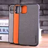 Case for iphone 11 12 pro max mini coque Luxury textile Leather skin soft hard phone cover for iphone 11 pro max case funda capa ► Photo 1/6