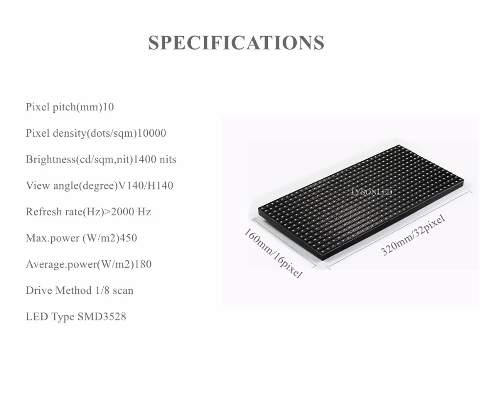 Крытый P10 полный Цвет светодиодный Дисплей модульный 320x160 мм, Бизнес автосервис ремонт электроники магазин светодиодный сигнал прокрутки P10 полу-LED модуль в помещении