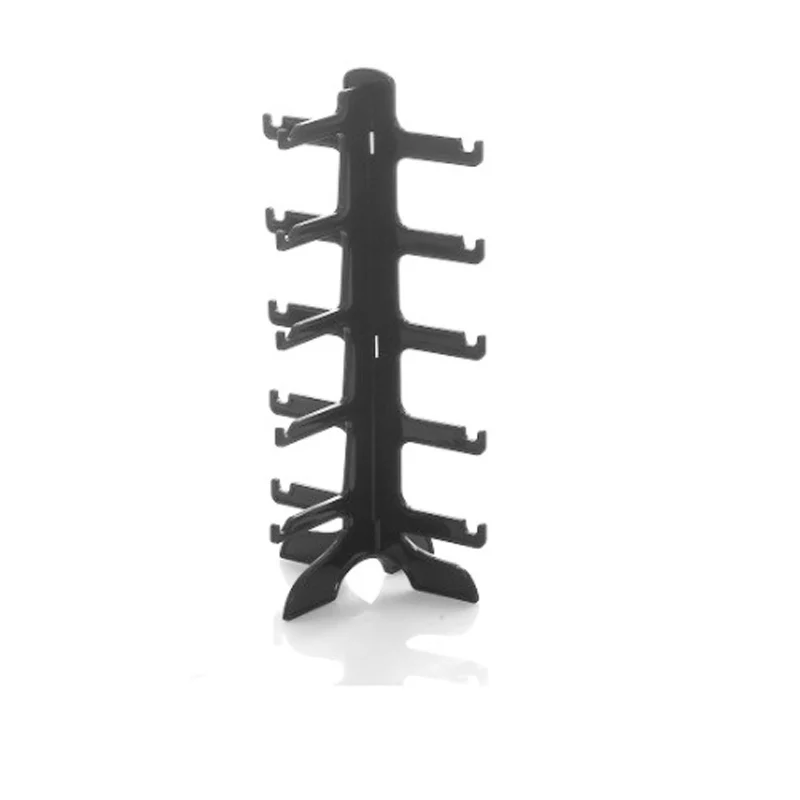 5 pairs black 3/4/5 пар пластмассовые солнцезащитные очки витринный стеллаж, партия из 5 пар очки держатель стойки черный/прозрачный/Белый солнцезащитные очки держатель, полка дисплея - Цвет: 5 pairs black
