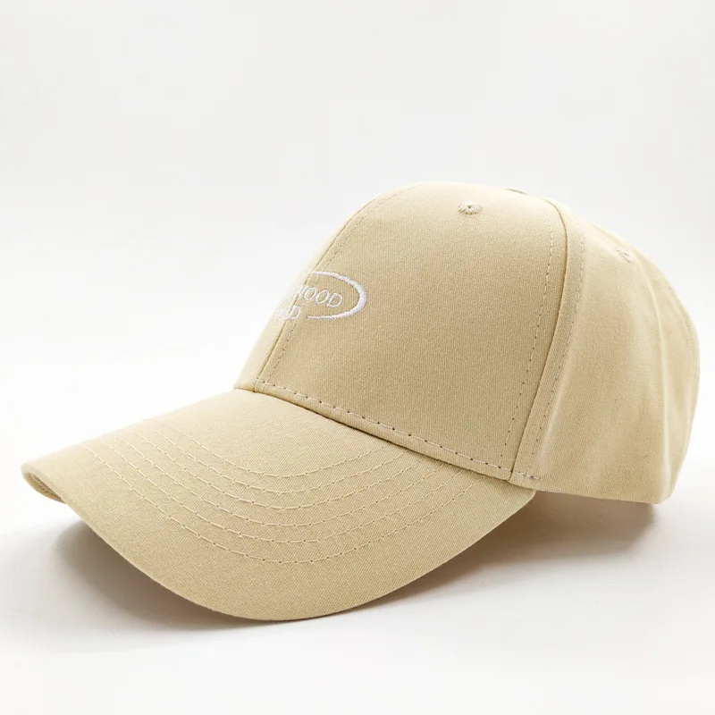 

New Style Korean-style Baseball Cap Women's Simple Versatile Lettered Embroidered Brim Hat Men's Outdoor Casual Couples' Cap
