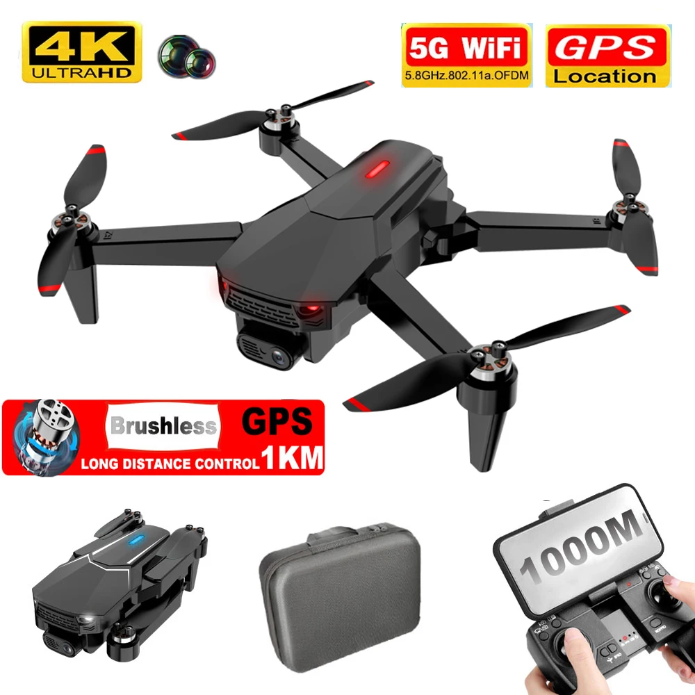 Новинка S9 GPS Дрон 4K HD широкоугольная камера Профессиональная фотовспышка