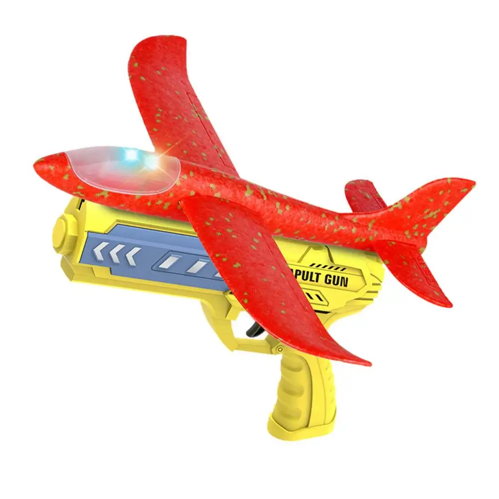 Launcher Foam Airplane Toy Catapult Flight Mode Throwing Plane Toy Flying Airplane For 3 To 9