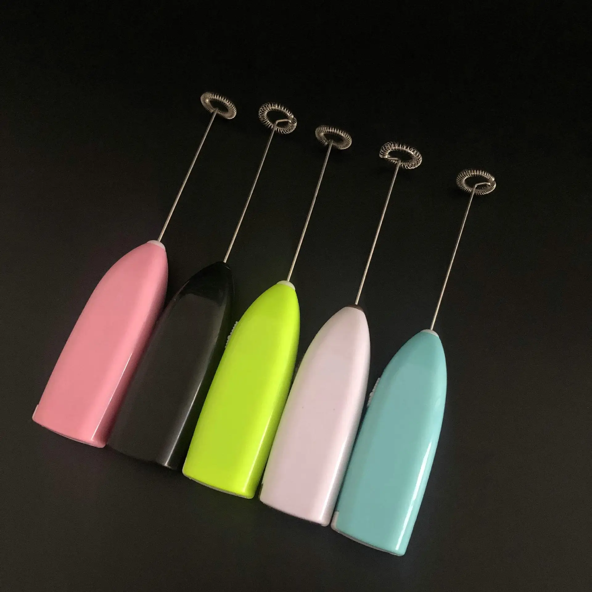 Egg Tools Milk Frother Handheld Battery Operated Electric Foam Maker For Coffee Hot Chocolate Durable Drink Mixer With Stainless Steel Whisk
