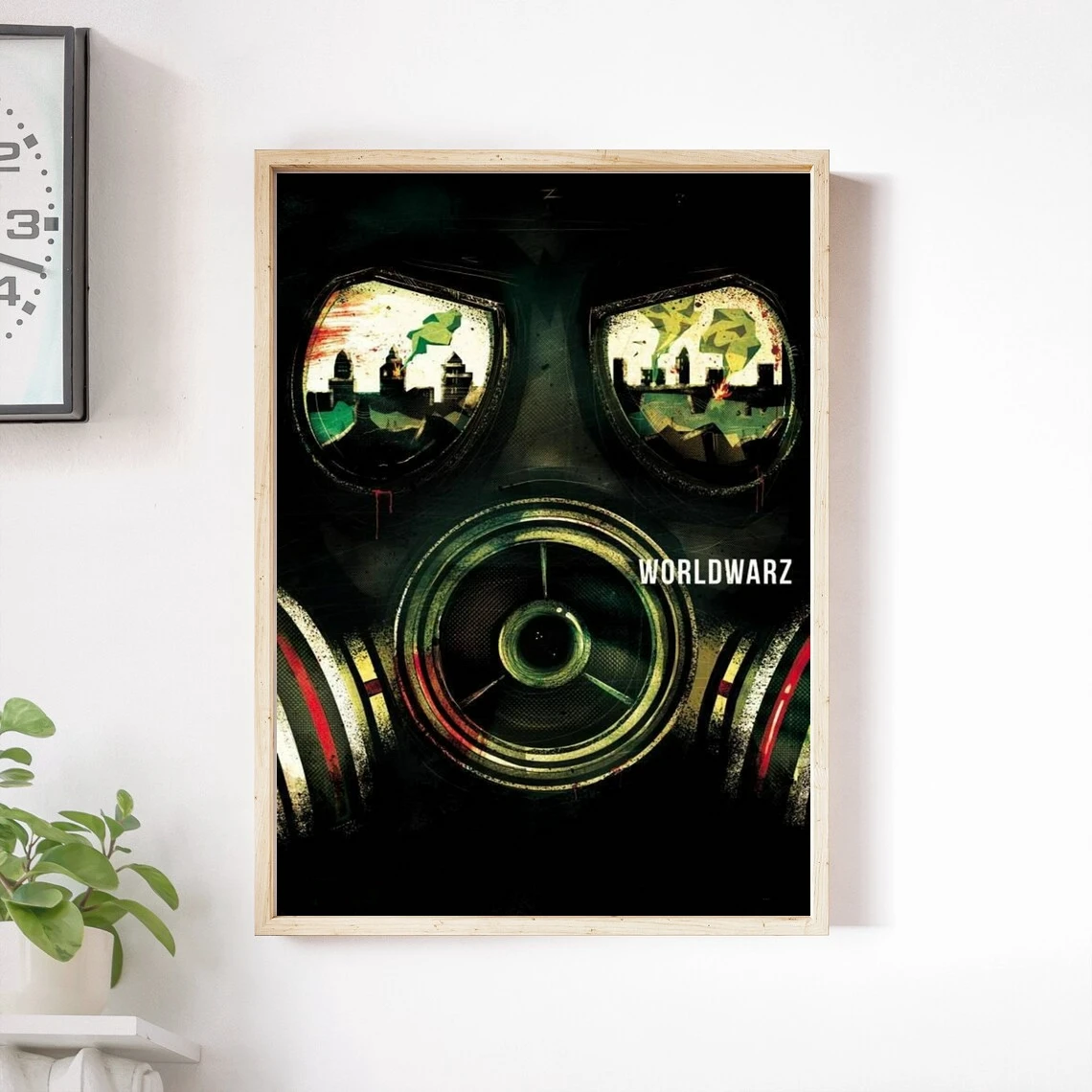 Guerra Mondiale Z Movie Poster Pittura Murale Decorazione Domestica (Senza Cornice)