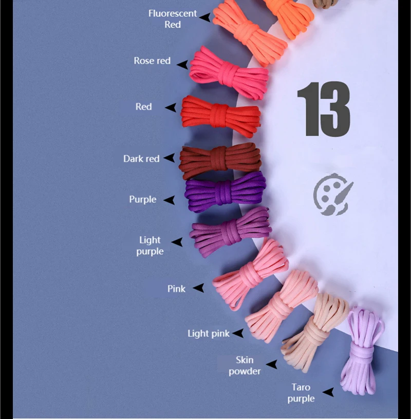 1 Paar ovale Schuhbänder, halbrunde Sport-Schnürsenkel für Laufschuhe, Schnürsenkel, Schuhbänder, langlebig, ohne Ausbleichen. – Detail 6