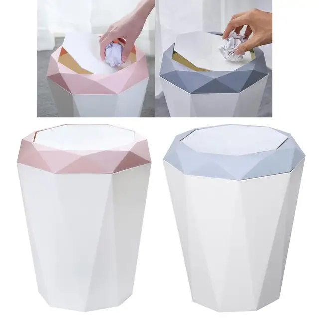 A Kukába Kotrógép, Szemétkontiner Tartály Lengéssel - Fürdőszobákhoz, Konyhákhoz, Otthoni Irodákhoz 12L - Image 6