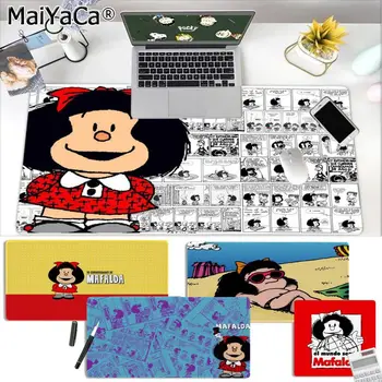 

MaiYaCa New Design Cartoon Mafalda Large Mouse pad PC Computer mat Free Shipping Large Mouse Pad Keyboards Mat