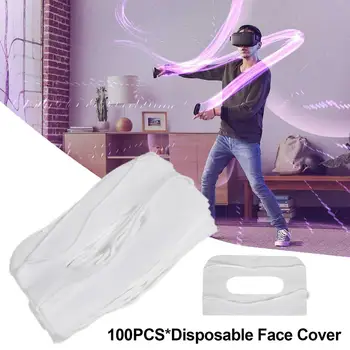 

100pcs for Oculus Quest2 VR disposable glasses universal non-woven ironing mask Disposable Face Cover Safe Replaceable Accessory