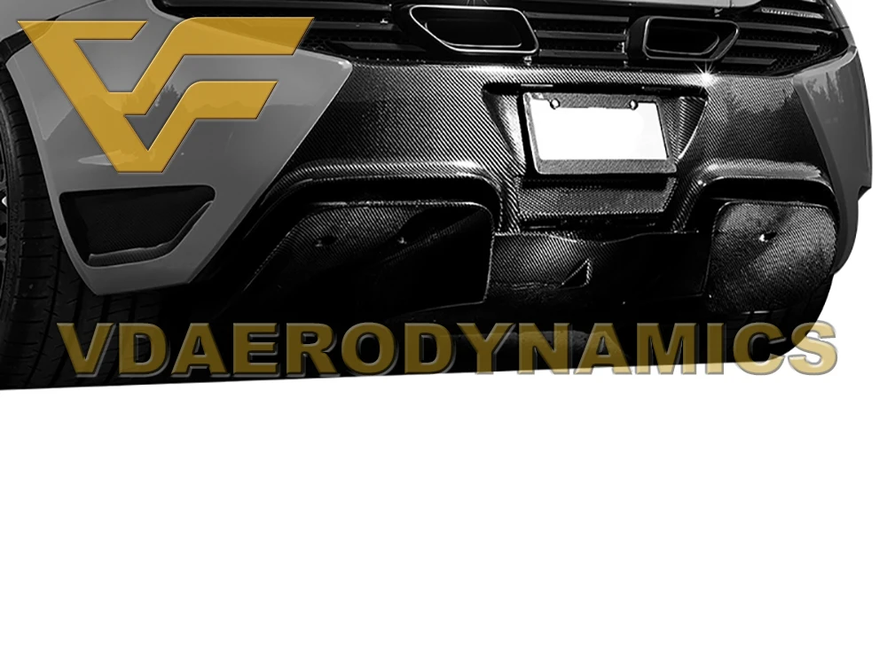 11-14 MP4 12C 650S обновление до AFD-VRN карбоновый задний диффузор для губ