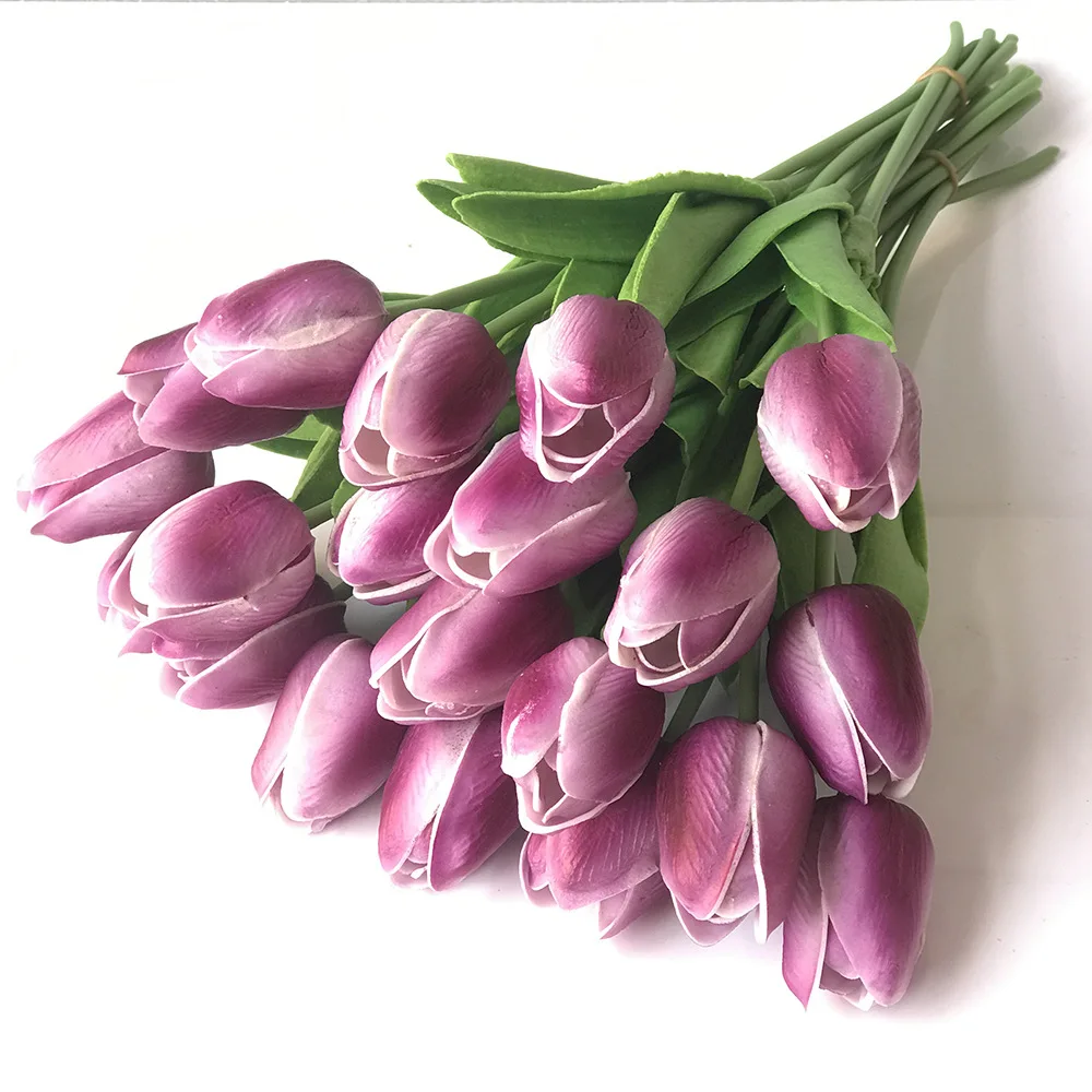 3 шт., искусственные цветы тюльпаны, настоящие на ощупь, искусственные цветы, букет, цветы для домашнего подарка, свадебные декоративные цветы, искусственные растения