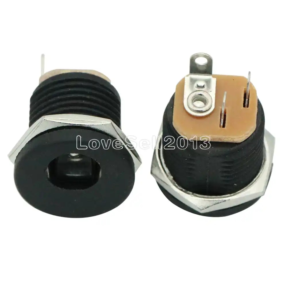 5 pcs DC Power Outlet DC-022 Diameter 5.5mm Inner Pin 2.1mm 5.5x2.1mm new