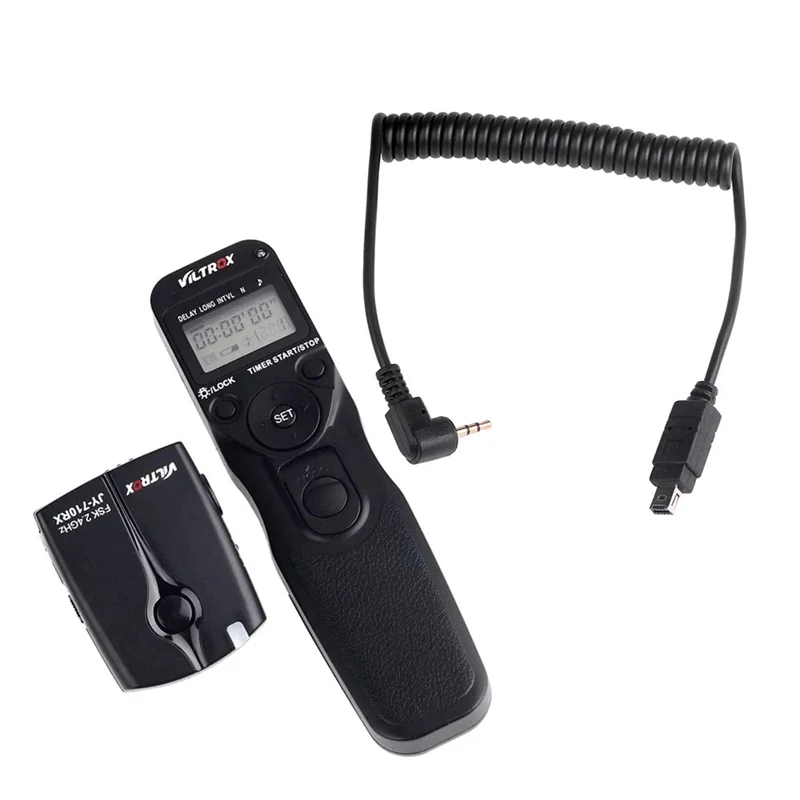 VILTROX Time Lapse Intervalometer Timer Remote Control Shutter with N3 Cable for Nikon D90 D600 D3100 D3200 D5000 D5100 D7000