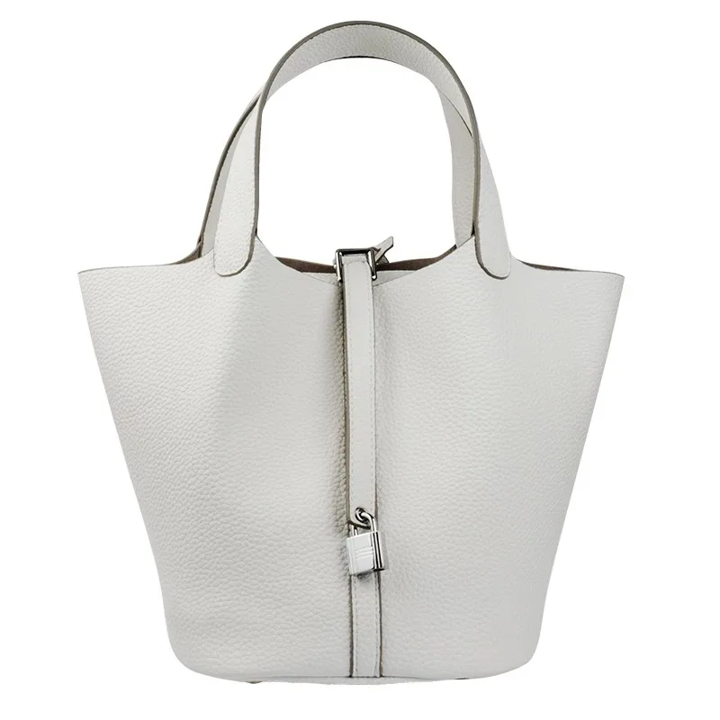 Новая мода, горячая распродажа, новая сумка-мешок, роскошная женская сумка через плечо, большой светильник для покупок, женские сумки, женская сумка, кошелек - Цвет: Белый