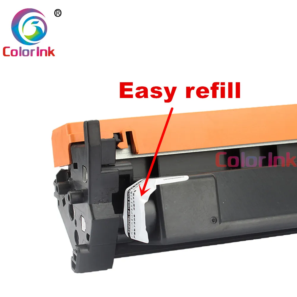 Цвет чернил без чипа CF217A CF217 17A 217A тонер-картридж 217 Для hp LaserJet Pro M102a M102W 102 МФУ M130a M130fn 130 M102