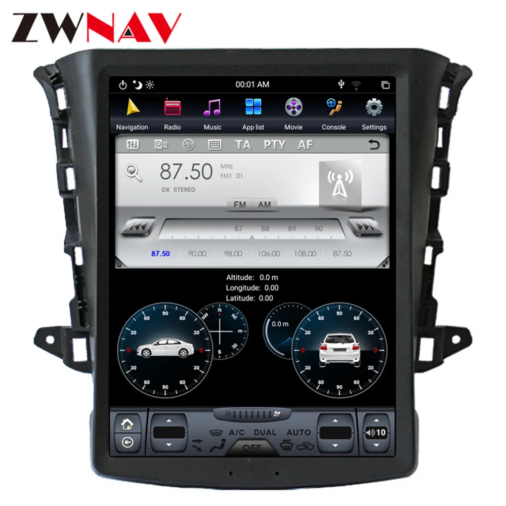 Best Tesla style Android 9.0 Car GPS Navigation car No DVD Player For Changan EADO 2016 2017 AutoStereo radio tape recorder head unit 5