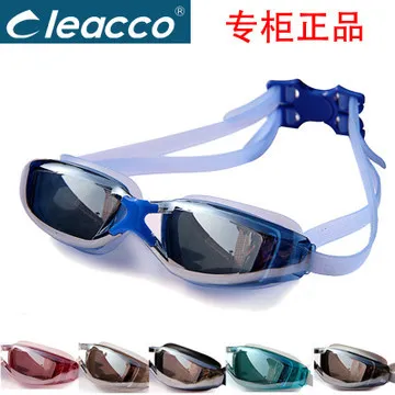 

Genuine Product Goggles Myopia Swimming Glasses Anti-fog Waterproof Big Box-Style Electroplated Men And Women Prescription Swimm