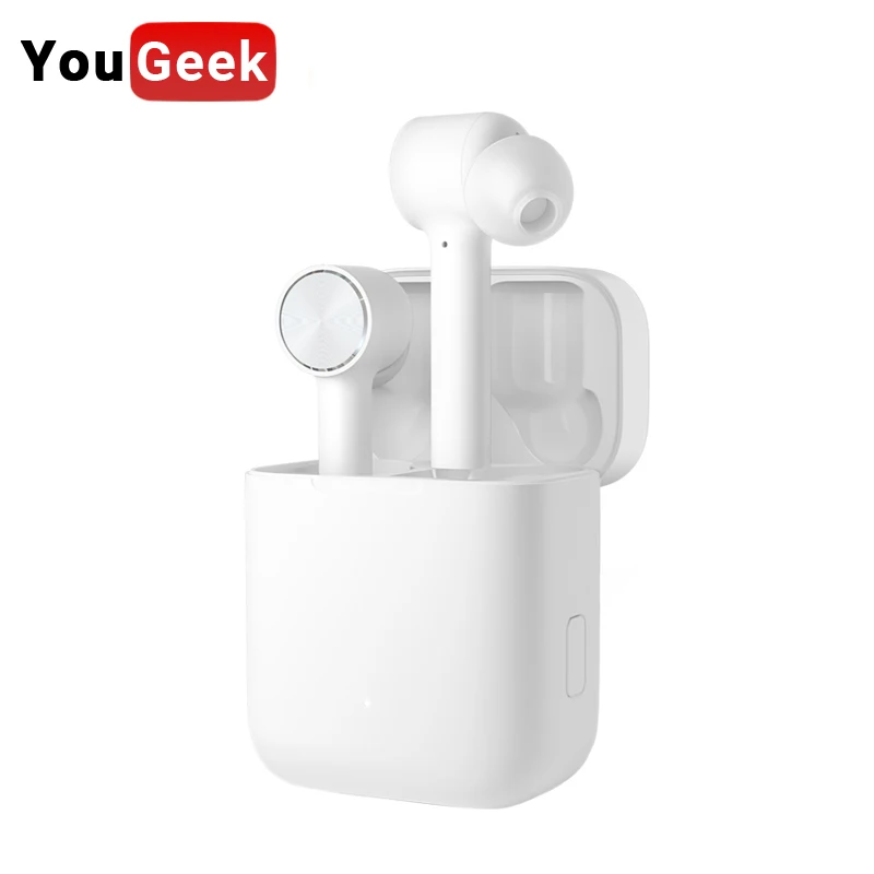 Xiao Mi Air наушники-вкладыши TWS Bluetooth гарнитура Airdots Pro настоящие беспроводные