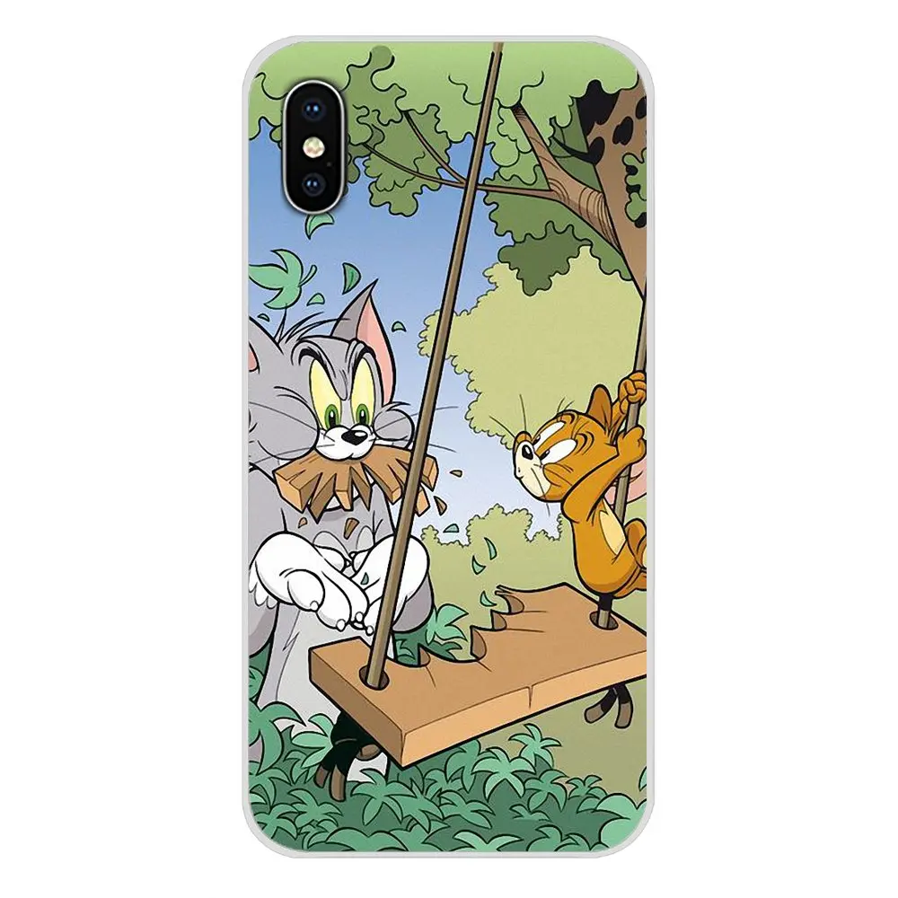 Аксессуары, чехлы для телефонов, чехлы для huawei G7 G8 P7 P8 P9 P10 P20 P30 Lite Mini Pro P Smart Plus Tom& Jerry