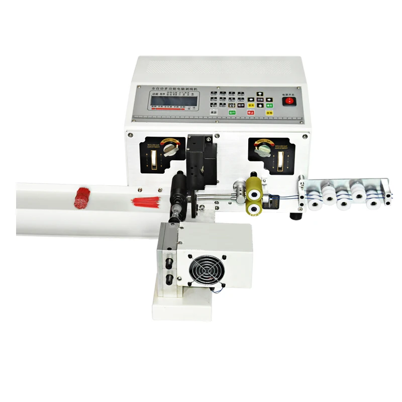  1PC Automatic Stripping Machine Computer Cut Line Universal Stripping Plus Twisting Machine Double 