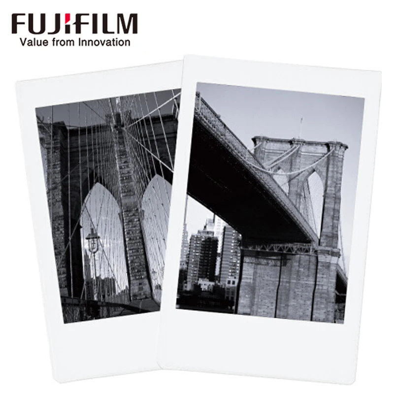 10 листов Fujifilm Fuji Instax Mini черно-белая монохромная пленка для мгновенной камеры Mini 8 70 7s 25 50 90 SP1 фотобумага