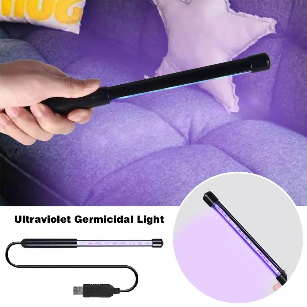 

5W LED Ultraviolet Germicidal Light 275nm DC5V USB LED Portable Handheld Non-toxic UVC Light for home hotel elevator towel