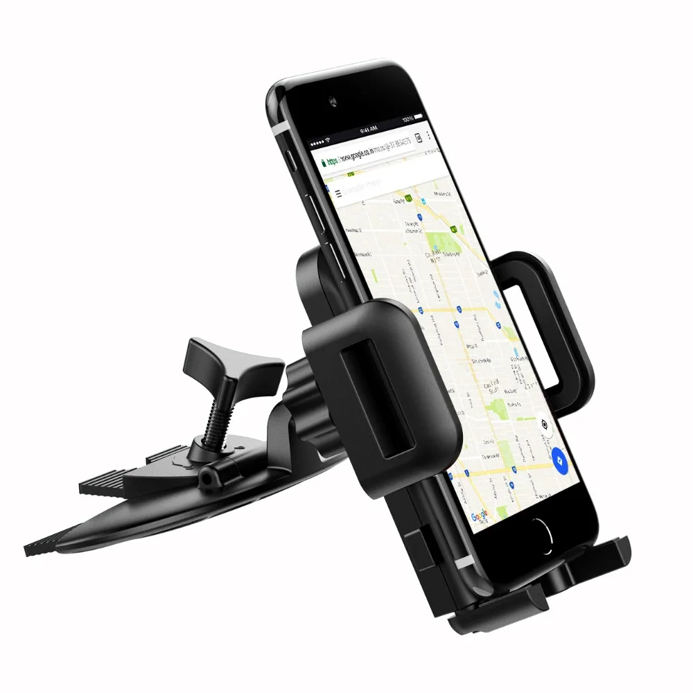 Original MPOW Universal Smartphone CD Slot Car Mount Phone Stand Holder Cradles with Three Side Grips For iPhone XSX876 (8)