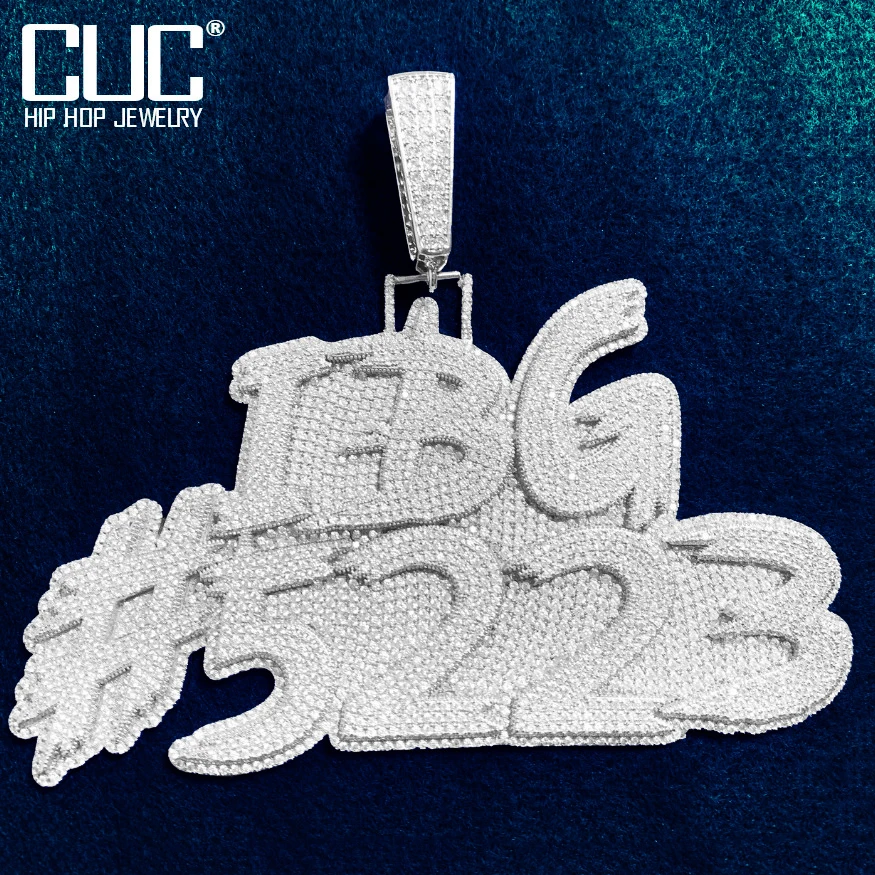 Personalized Hip Hop Customized Name Necklace Zirconia -  Finland