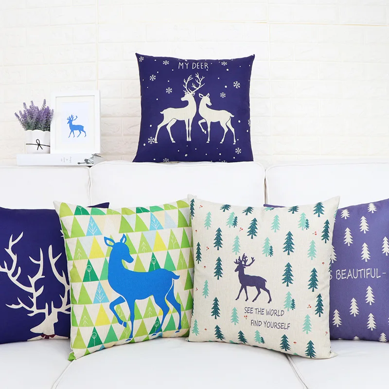 

Northern Europe Popular Pillow Case Office Cushion Cover Sofa Chair Decorative Pillow Cover 45x45cm